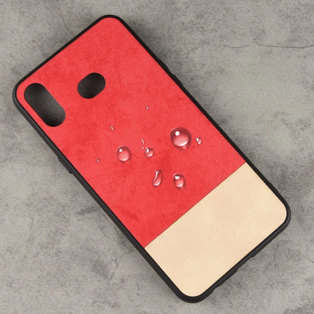 for Samsung Galaxy A6s original case SM-G6200 cover cowboy fabric protective silicone coque capas G6200 | Мобильные телефоны и