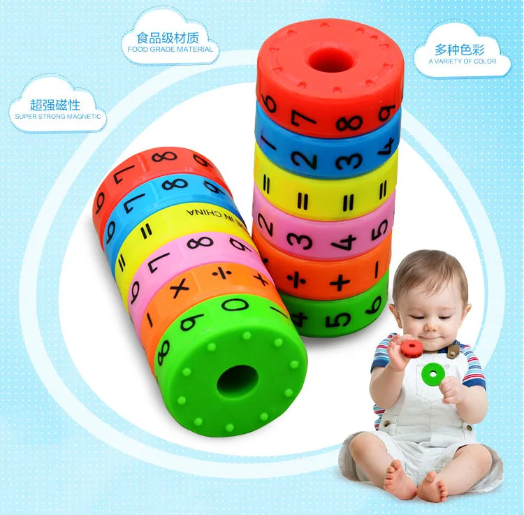 Новые Детские Обучающие магнитные математические игрушки для детей Головоломка