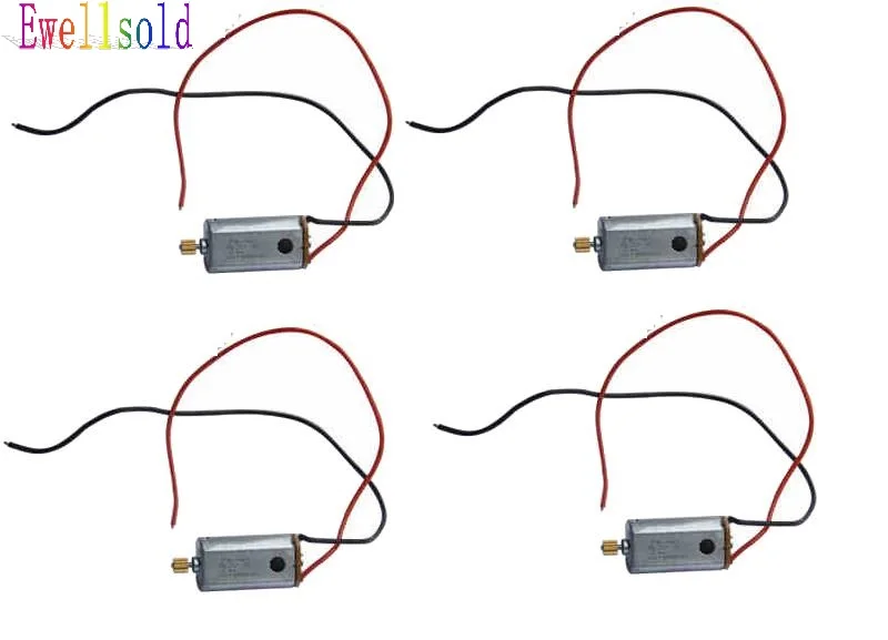 

Ewellsold X101 RC quadcopter RC drone spare parts Main Motor A+Main Motor B 4pcs /lot Free shipping