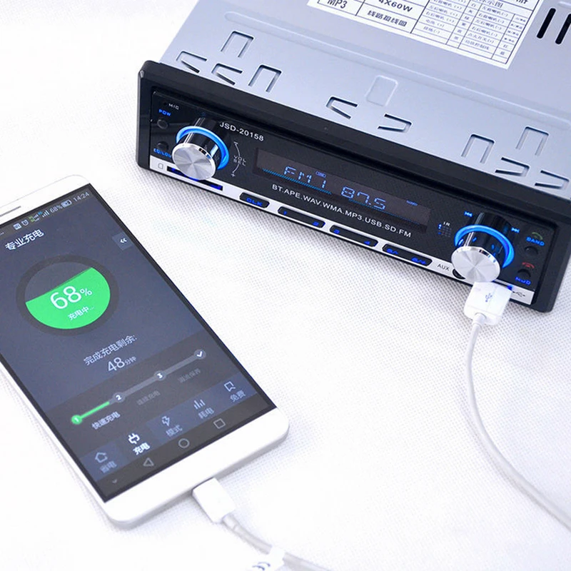 Горячая продажа 12V Bluetooth автомобильный аудио авто стерео радио плеер FM приемник MP3