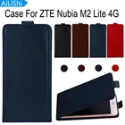 Прямая поставка с завода AiLiShi! Чехол для ZTE Nubia M2 Lite 4G, роскошный кожаный чехол-книжка, эксклюзивный 100% специальный чехол для телефона + отслеживание посылки