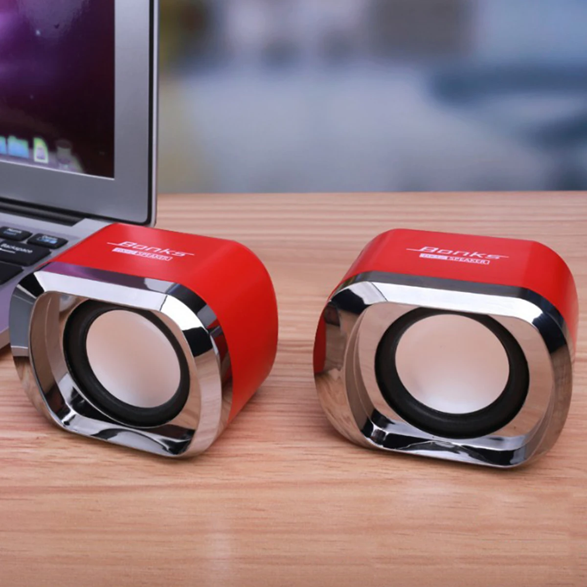 Портативные колонки DX12 мини-динамики USB стерео компьютерный набор клип-он-лайн