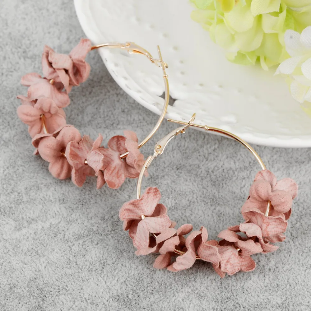 Новинка модные ювелирные изделия серьги капли в цветочек для женщин подарки