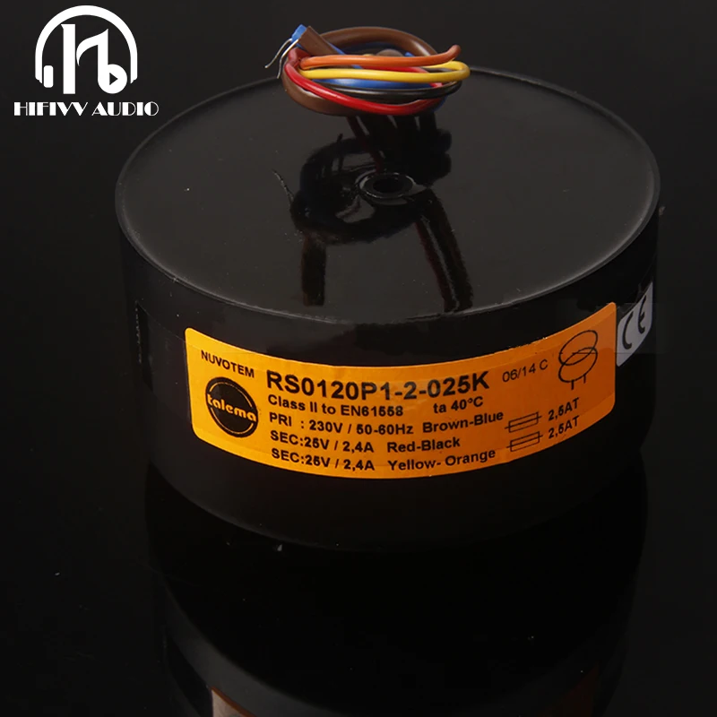 Hifivv аудио 120VA (120 Вт) тороидальный круговой трансформатор основной 230 В вторичный 0