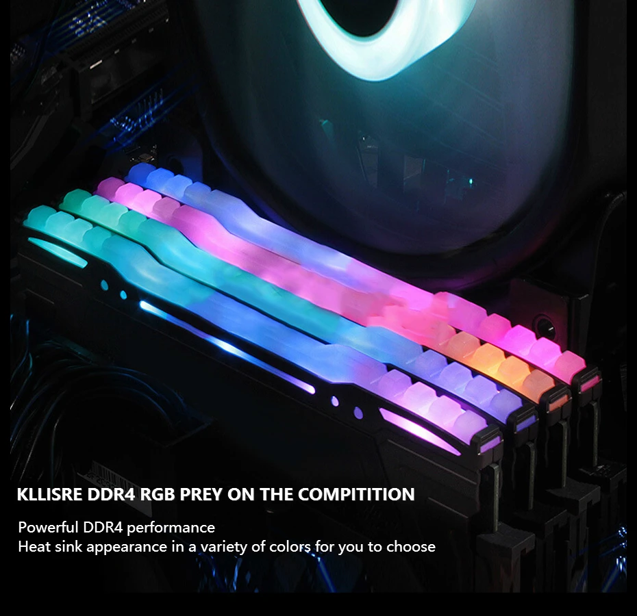 Kllisre DDR4 RGB 8 Гб оперативной памяти 2400 МГц 2666 dimm для настольных | Компьютеры и офис
