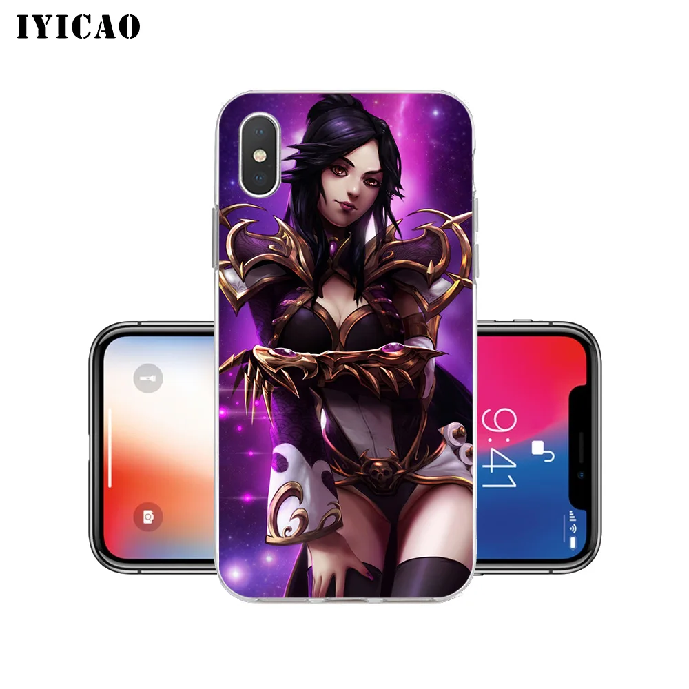IYICAO &quotHeroes of the Storm&quot Мягкий силиконовый чехол для телефона iPhone X XR XS MAX 6 6s 7 8 Plus 5 5S SE