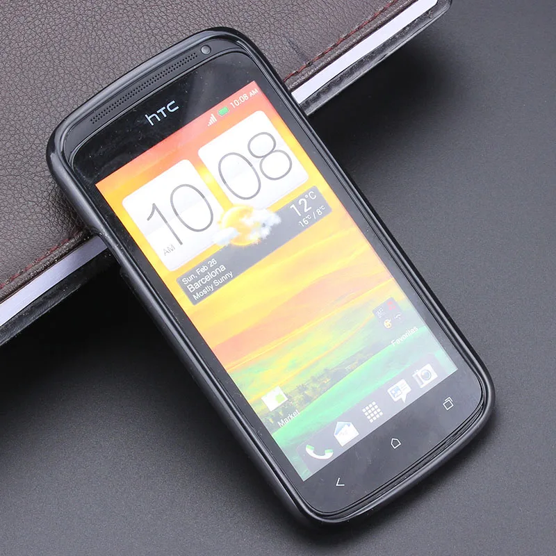 New High Quality Flexible BLack TPU Matte Silicone Gel Skin Case Cover For HTC One S Z520e |