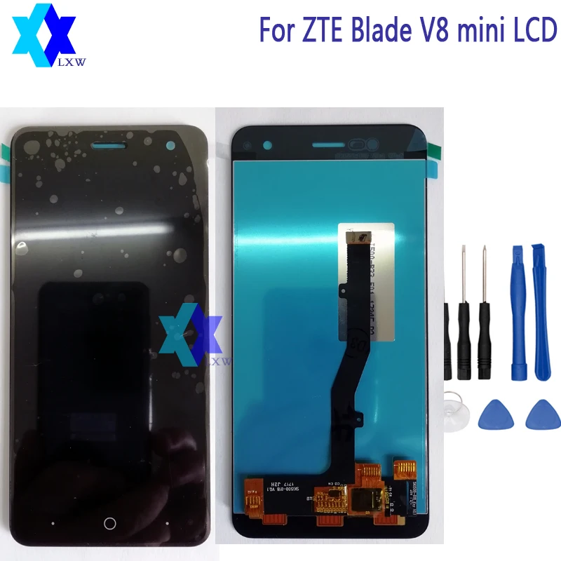 Для zte лезвие V8 мини ЖК-дисплей Дисплей + Сенсорный экран Панель цифровой Запчасти