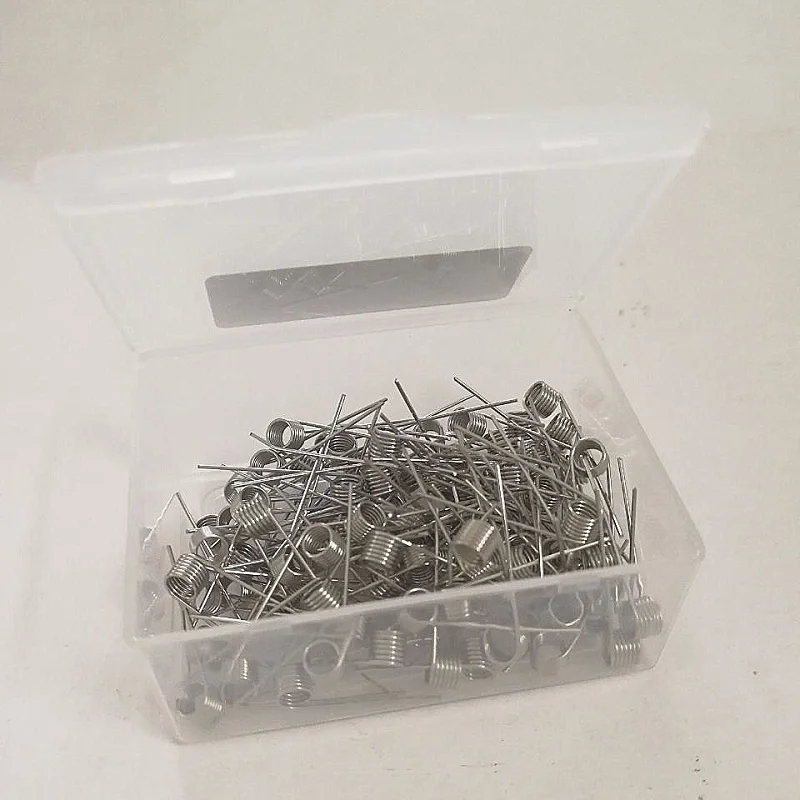 10 шт. готовые катушки NI80 coil22 24 26 28 30 AWG DIY катушка для электронной сигареты RDA