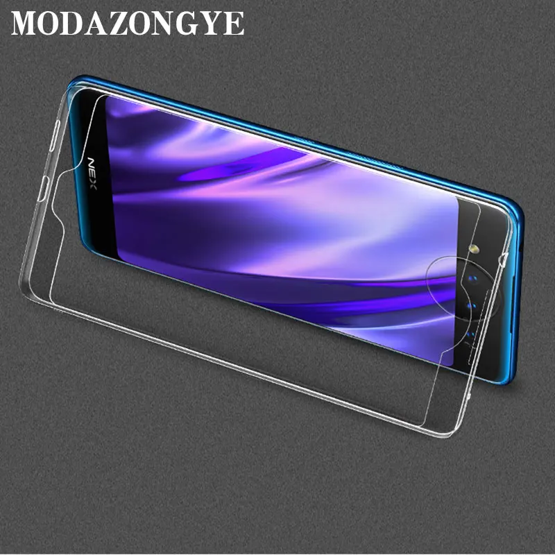 ДЛЯ Vivo NEX Dual display Case Прозрачный мягкий чехол для Nex2 V1821A V1821T силиконовый телефона 6 39