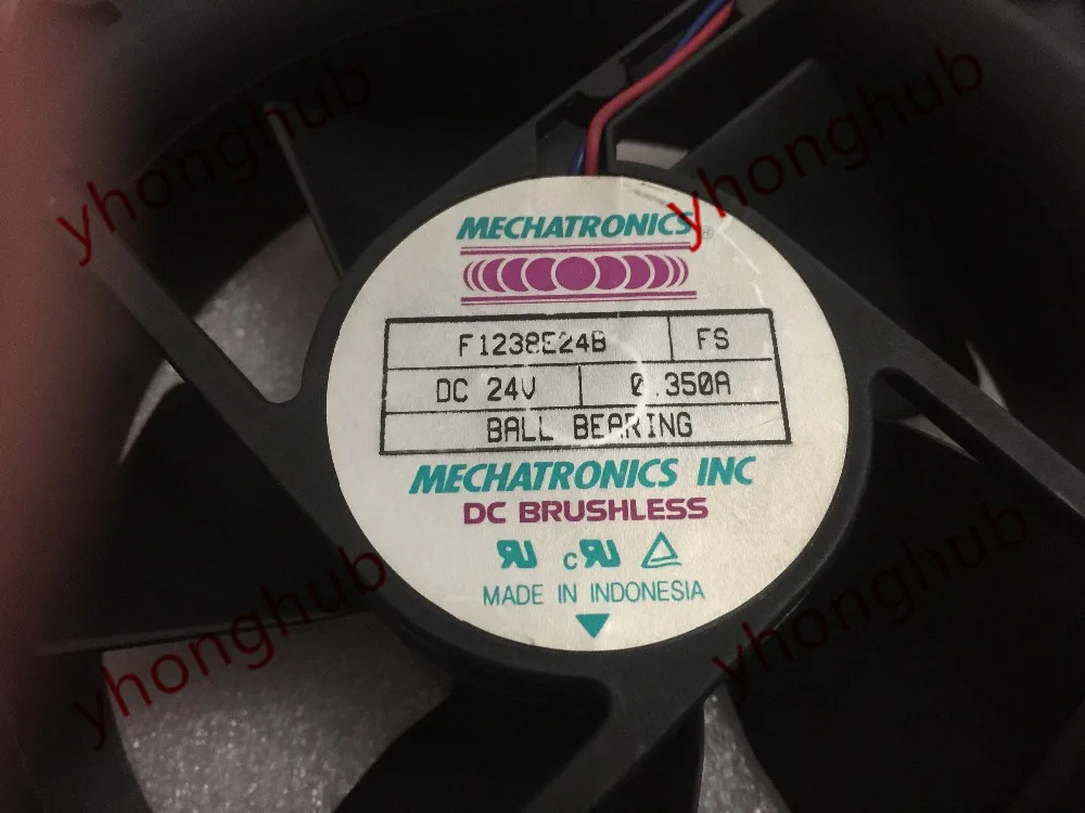 Мехатроника F1238E24B DC 24V 0.35A 120x120x38 мм Сервер вентилятор охлаждения|square fan|server fandc 24v fan