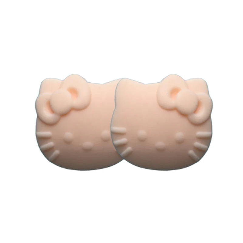 coral pink 10 шт., силиконовые мини-бусины hello kitty, пищевого качества, силиконовые бусины-прорезыватели, милые DIY, прорезыватели для зубов, ожерелье для кормления, Детские бусины-прорезыватели - Цвет: coral pink