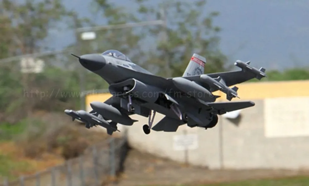 Пульт дистанционного управления f16 PNP версия 8 каналов 70 мм EDF jet RC самолет серый rc F
