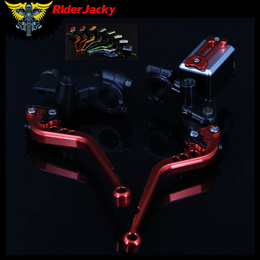 RiderJacky CNC красный мотоцикл главный цилиндр резервуар Гидравлический тормозной