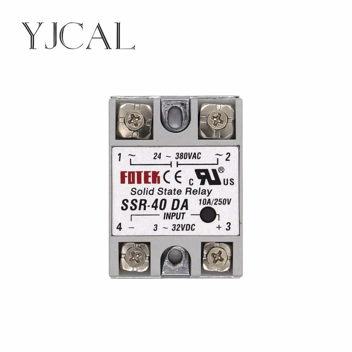 Твердотельные реле Модуль 3-32 в пост SSR-10DA SSR-25DA SSR-40DA 10A 25A 40A Вход DC 24-380V AC Выход высокое качество