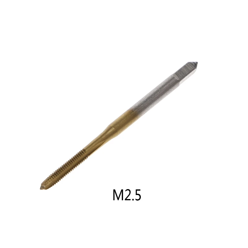 M2/M2.5/M3/M3.5/M4/M5/M6 HSS Метрическая прямая Резьбовая резьба резьбовой кран штепсельная