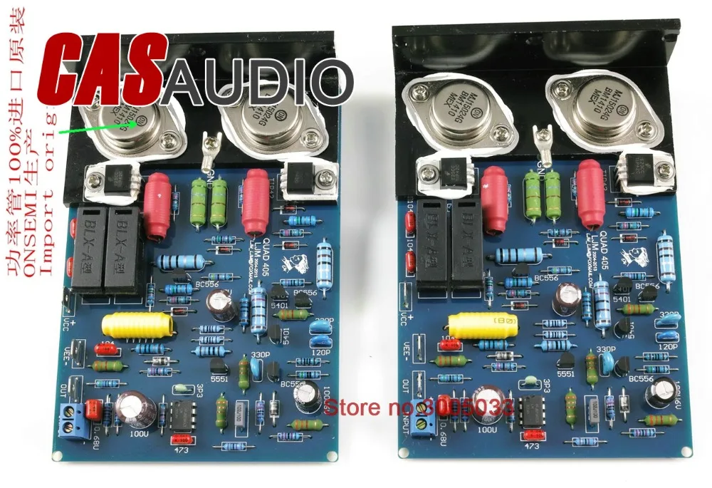 Аудиофил Hi-Fi усилитель мощности QUAD405 2 0 канальный стереоусилитель сборная плата |