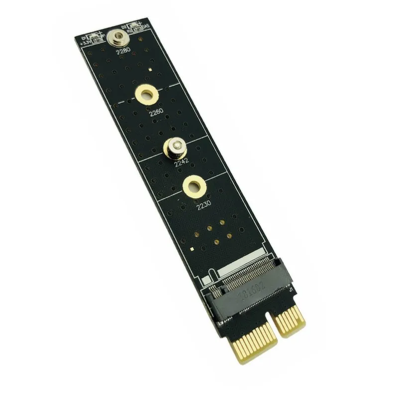 Стояк PCIE для M2 адаптер NVMe SSD PCI Express X1 Riser м соединитель в форме ключа поддерживает