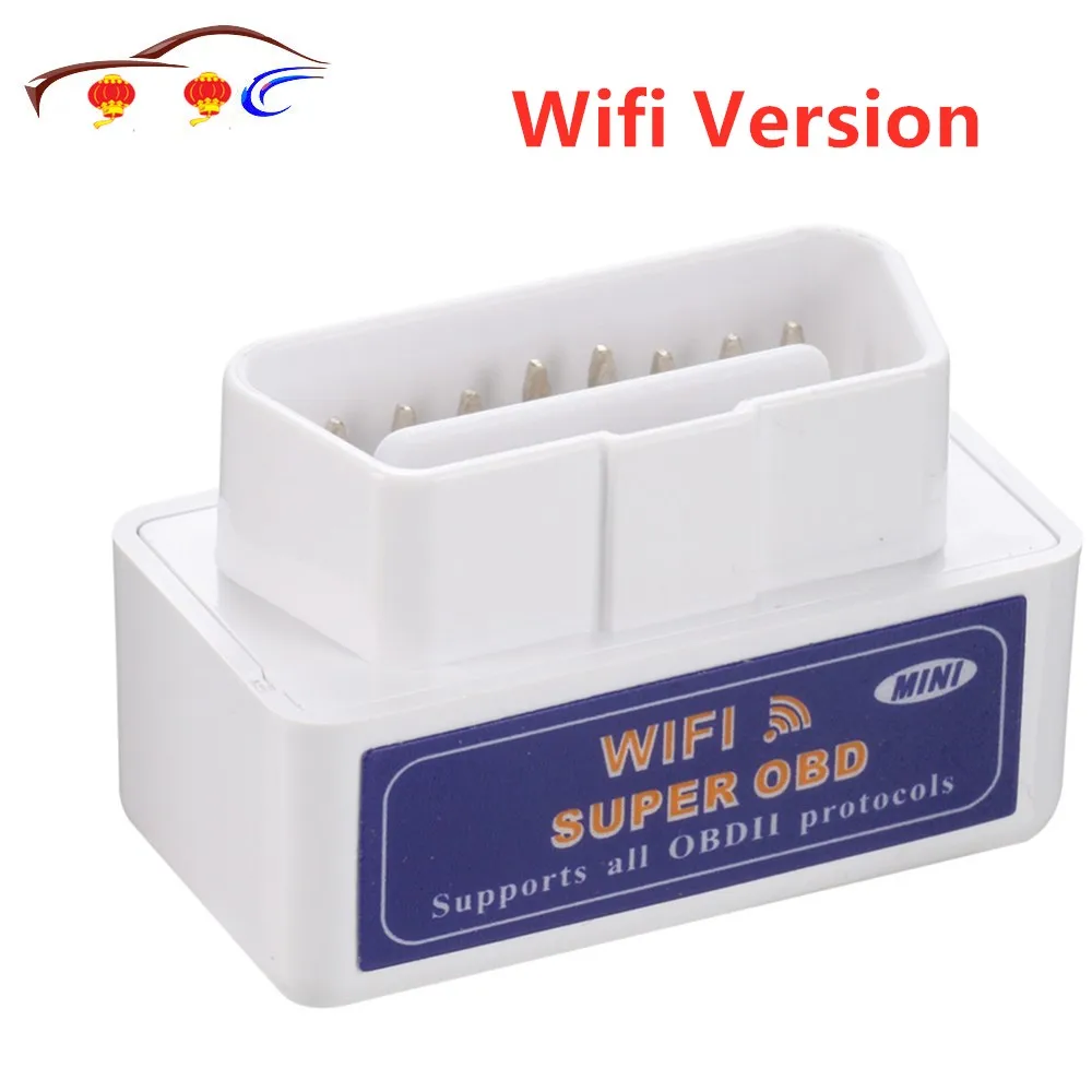 Автомобильный мини сканер OBD 2 ELM327 V1.5 Wifi OBD2 II ELM 327 Wi Fi для Android Iphone Eml327 Odb