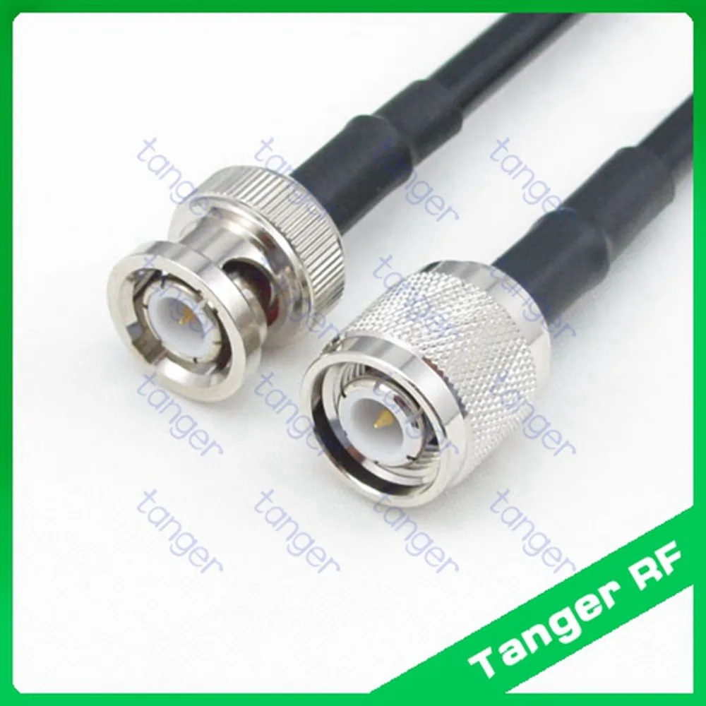 Лидер продаж Танжер TNC штекер к BNC прямой RF RG58 разъем коаксиальный кабель 40 дюймов