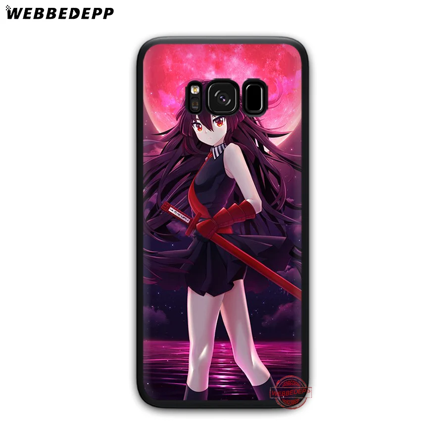 WEBBEDEPP анимэ Akame Ga Kill аниме мягкий чехол для Samsung A6 A7 A8 A9 J6 2018 S6 S7 S8 S9 S10E S20 ультра Note 8 9