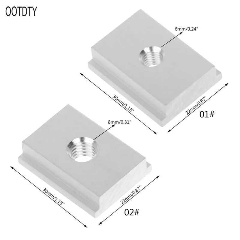 OOTDTY M6 M8 T-slot T-Slider скользящая гайка для деревообрабатывающего инструмента слот