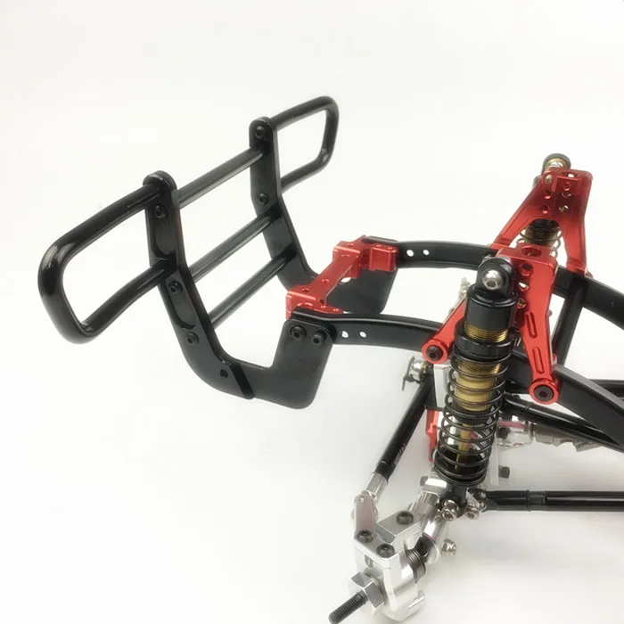 1 комплект осевой scx10-II CNC передний бампер алюминиевый Анти-столкновение бар