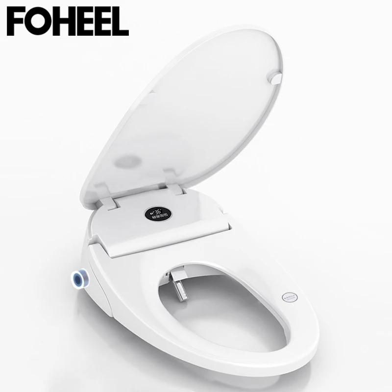 FOHEEL, новинка, 4 цвета, wc Auto SPA, умное сиденье для унитаза, умная ручка, HD светодиодный дисплей, чехол для унитаза, электронное биде для туалета, сиденье