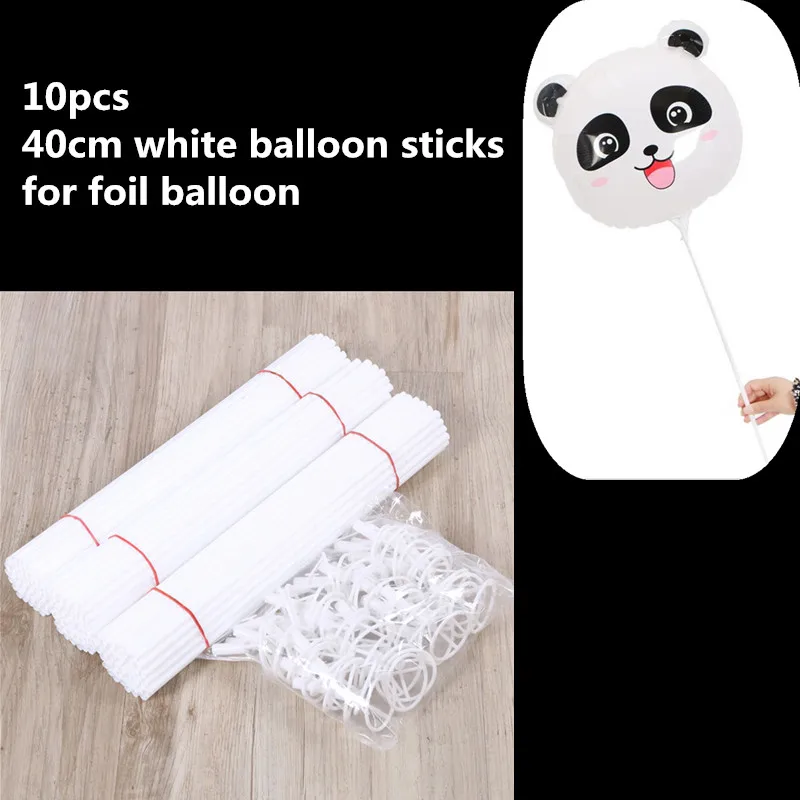 foilballoonstick 7/11 пробки держатель воздушных шаров колонна-подставка прозрачный пластиковый шар палочка День Рождения украшения Детские свадебные шары Декор сувениры - Color: foilballoonstick
