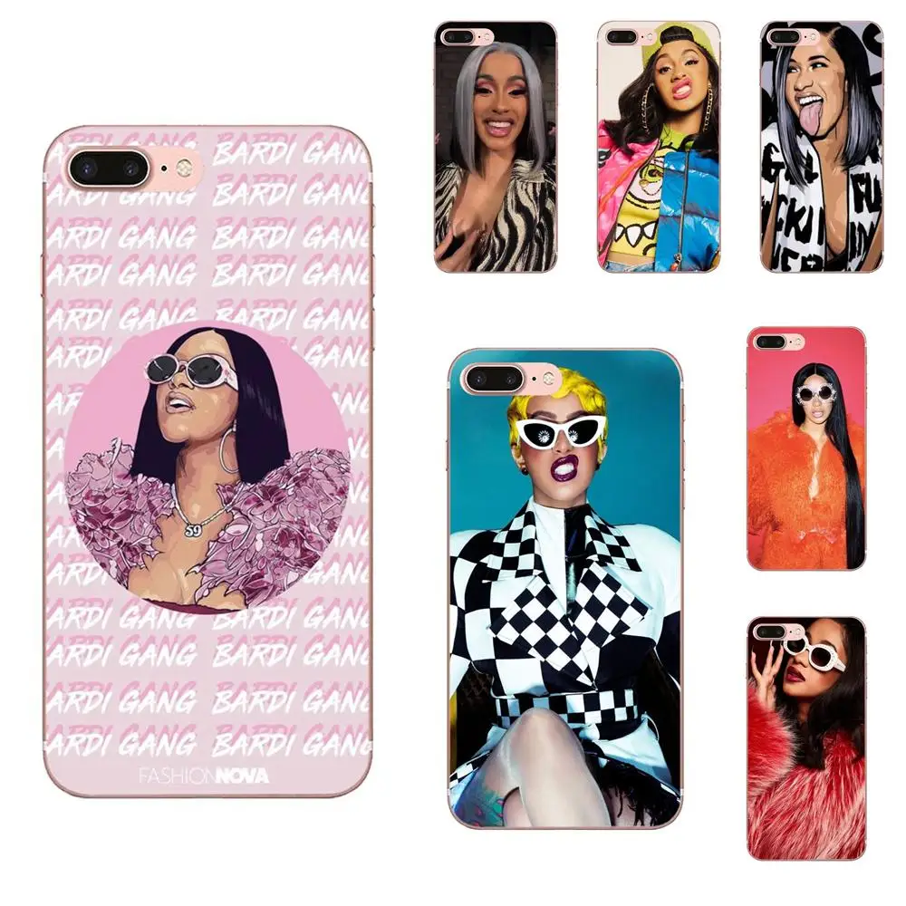 Для Xiaomi Redmi Note 2 3S 4 4A 4X 5 5A 6 6A Pro Plus Мягкий ТПУ индивидуальный дизайн Cardi B Топ
