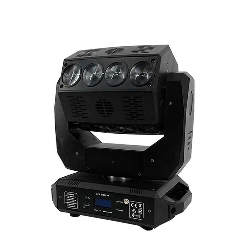 Мини Mirage светодиодный луч 16x12 Вт RGBW Подвижная головка света RGBW DMX 512 сценические огни с эффектом DMX контроллер движущиеся панель фар дальнего света клуб