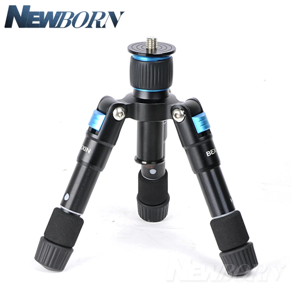 Portable Lightweight Aluminum Camera Tripod Compact Flexible Foldable Desktop Mini Tripod with Ball Head For Sony Nikon Canon