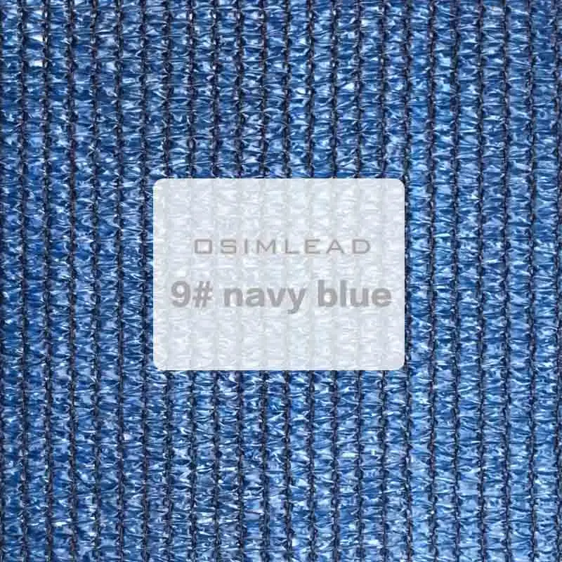 Navy Blue Изготовленный На Заказ hdpe козырек от Солнца Парус УФ верх открытый навес Патио газон - Цвет: Navy Blue