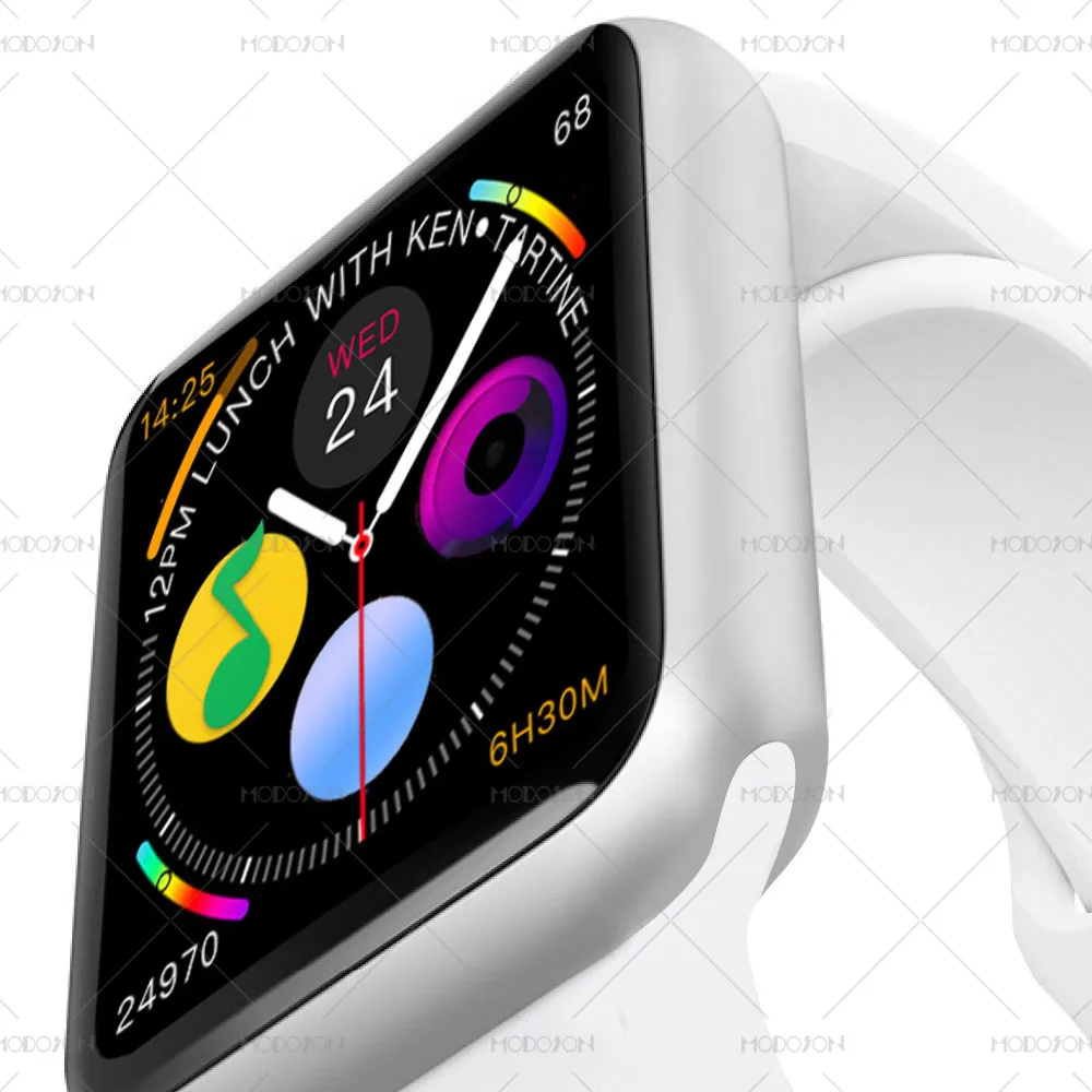 MODOSON Смарт Браслет для проверки сердечного ритма 10 серии 4 Smartwatch активность Фитнес трекер W34 PK IWO 8 9 для samsung huawei Xiaomi LG Apple iphone