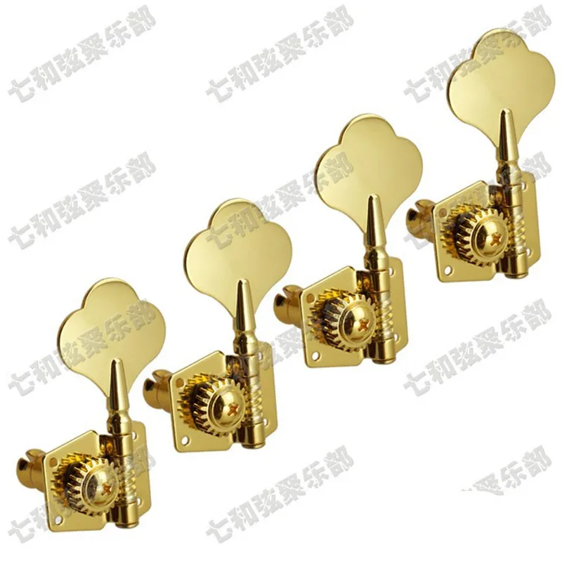 Позолоченные Колки для бас гитары с винтами и втулками|bass tuners machine heads|tuner headsmachine