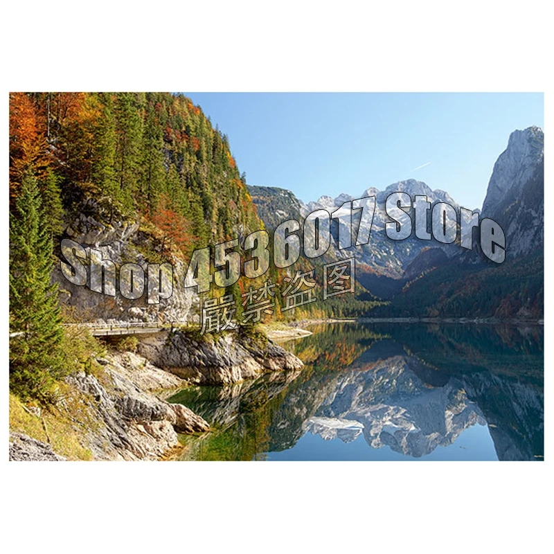 DIY алмазная живопись Gosausee Австрия пейзаж парусиновая обувь с вышивкой крестиком