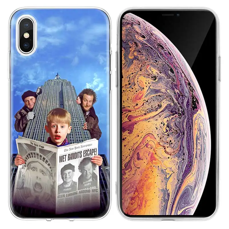 04 Чехол для Apple iPhone 7 5 5S SE 5C 6 6S 8 6/6S 7/7S 8/8S Plus чехол для iPhone 11 11Pro X XR XS MAX Home Alone мягкий чехол с принтом - Цвет: 04