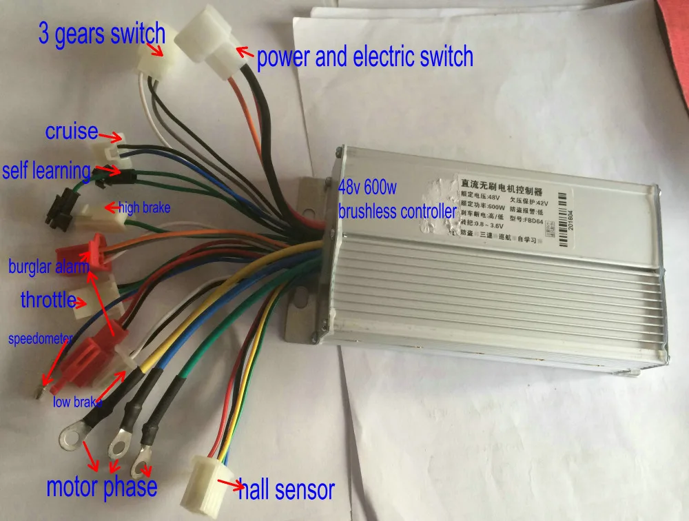 36v48v60v64v72V84V500w600w BLDC контроллер двигателя 12 mosfet для электрического скутера велосипеда MTB педали мотоцикла велосипед ATV мобильность