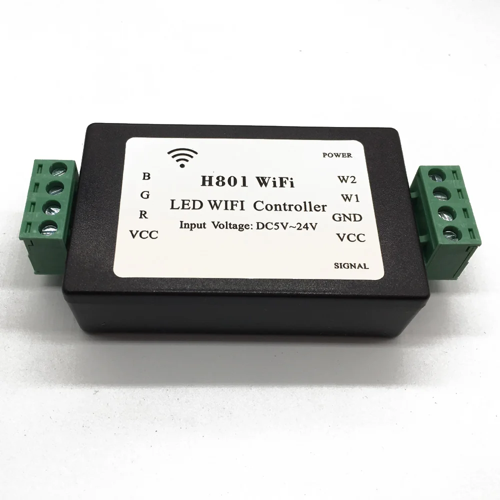 1 шт. контроллер H801 Wi Fi Контроллер RGBW светодиодный Стандартный вход Выход 4CH * - Фото №1