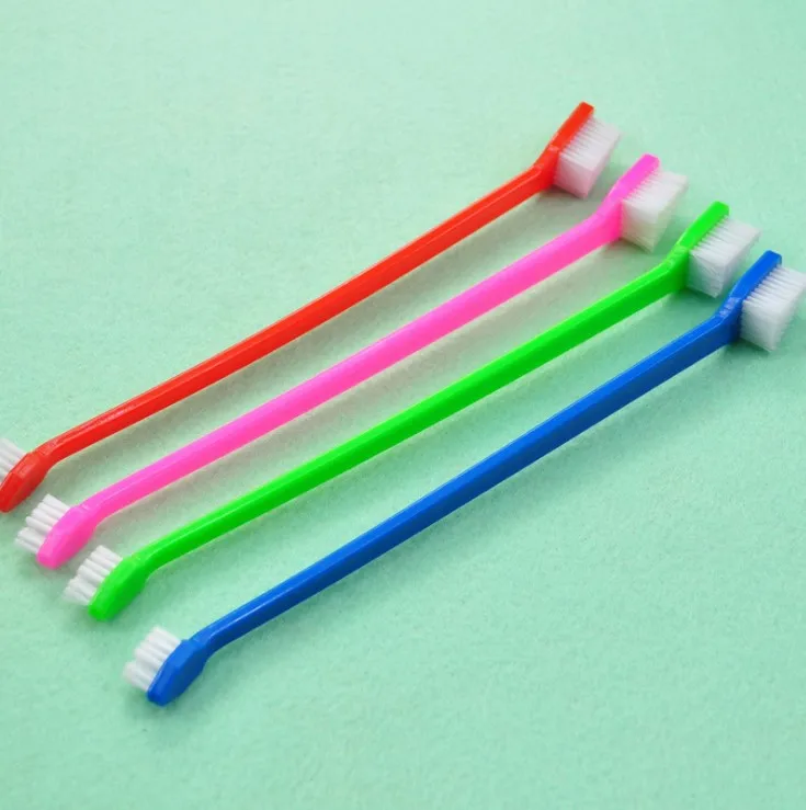 Pet dog toothbrush toothpaste set brushing teeth except bad breath edible Teddy cat tooth cleaning supplies | Дом и сад