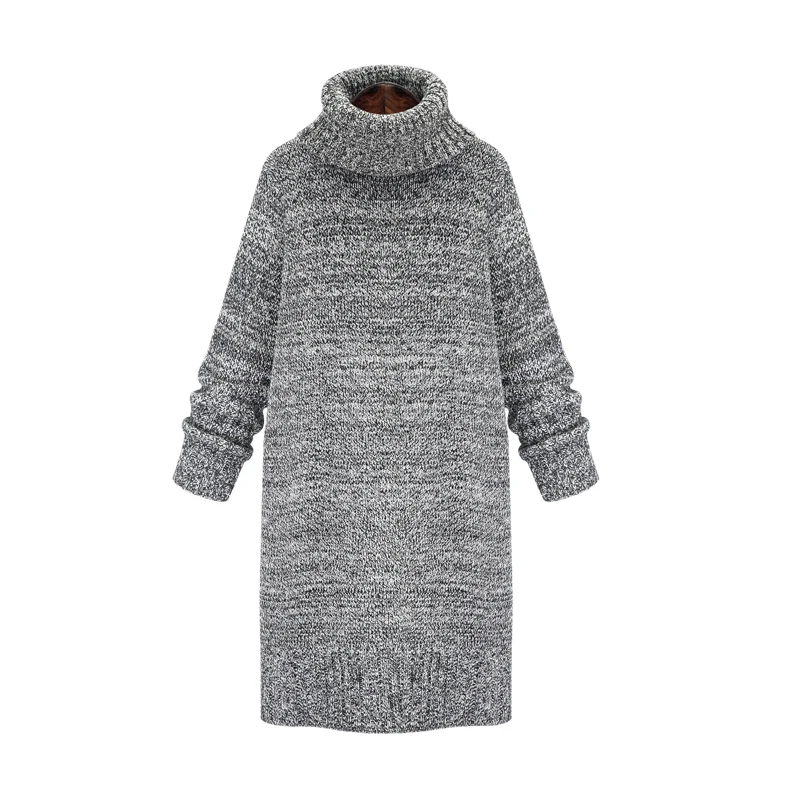 And the wind in long winter dress Korean turtleneck sweater hedging slim backing thickening | Женская одежда