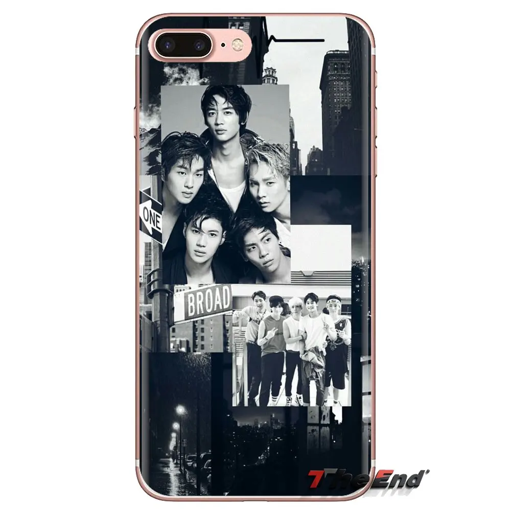 Прозрачные мягкие чехлы для Xiaomi Redmi 4A S2 Note 3 3S 4 4X 5 Plus 6 7 6A Pro Pocophone F1 SHINee KPOP Boy group |