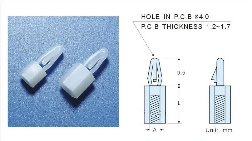 100 шт. пластиковые распорки с шестигранной резьбой|plastic spacer|plastic nylon spacersboard board |