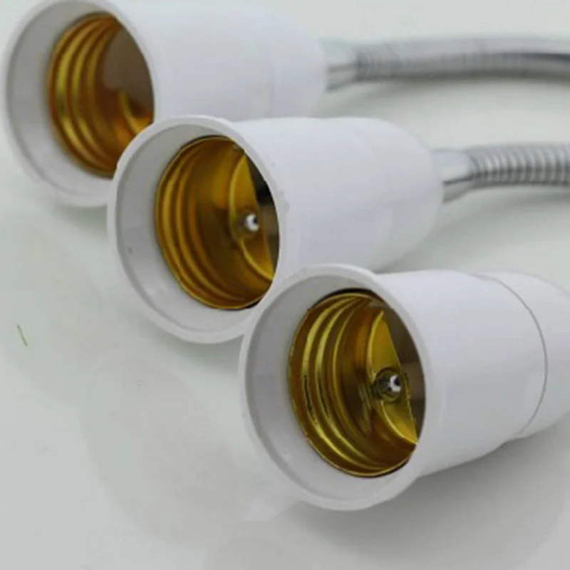 

Flexible E27 to E27 Lamp Holder LED Lamp Bulbs e27 e14 adapter Converters lighting accessories 220v-230v