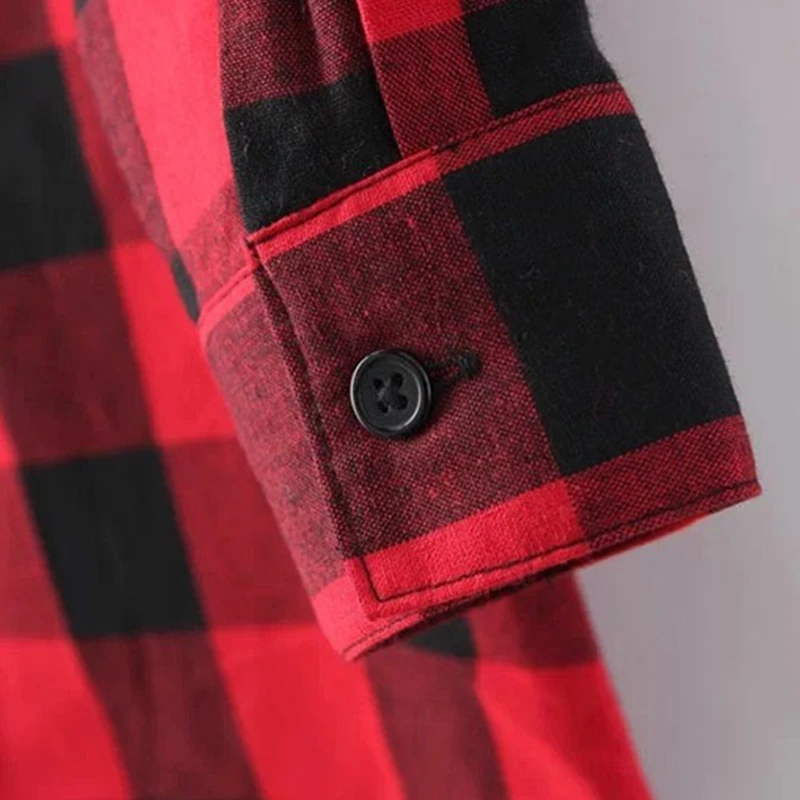 Новинка 2018 хлопковые клетчатые блузки рубашки Женские повседневные тонкие с