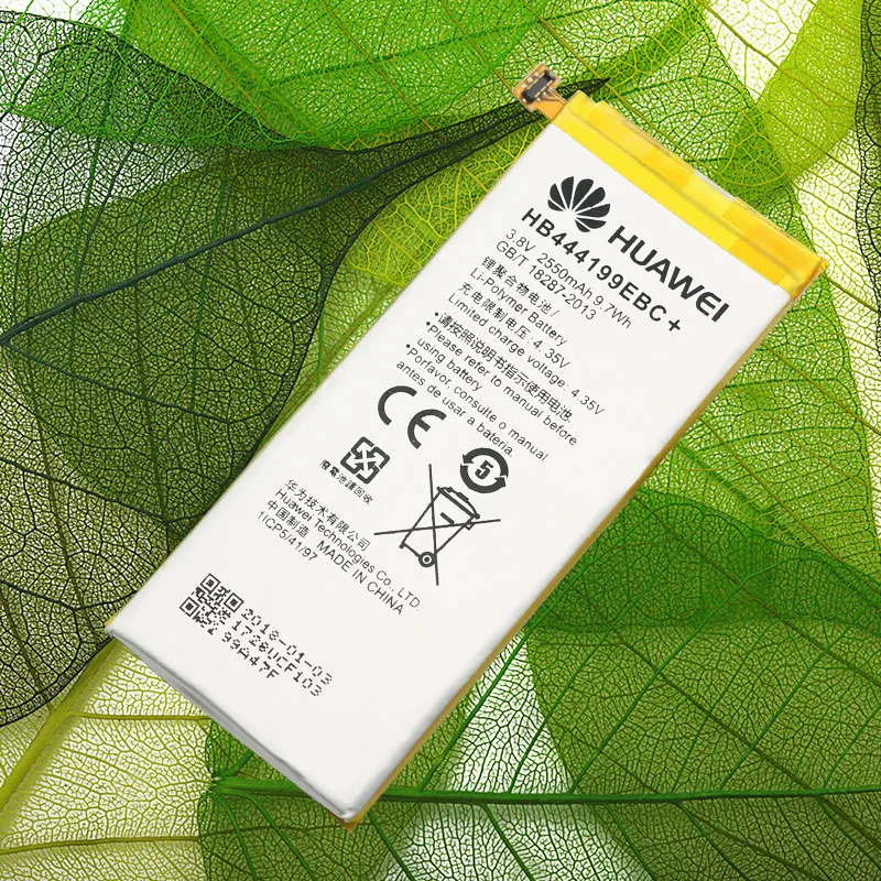 Huawei оригинальный аккумулятор HB444199EBC + 2550 мАч для Honor 4C C8818 CHM UL00 TL00H сменные батареи