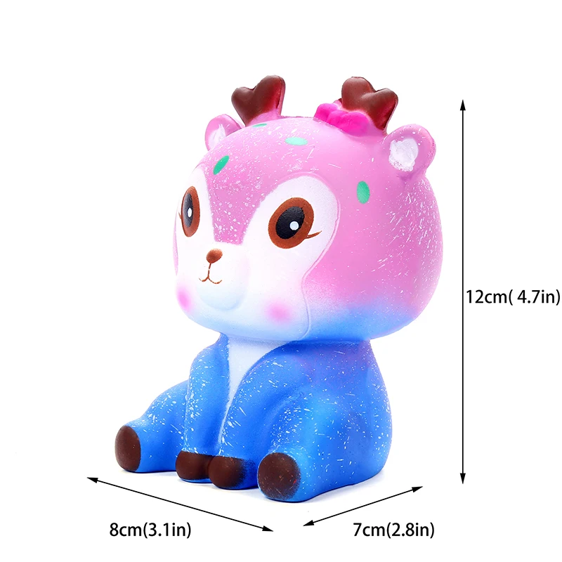 Антистресс сжимает животных Единорог панда олень ПУ Kawaii сжимаемая кукла снятие