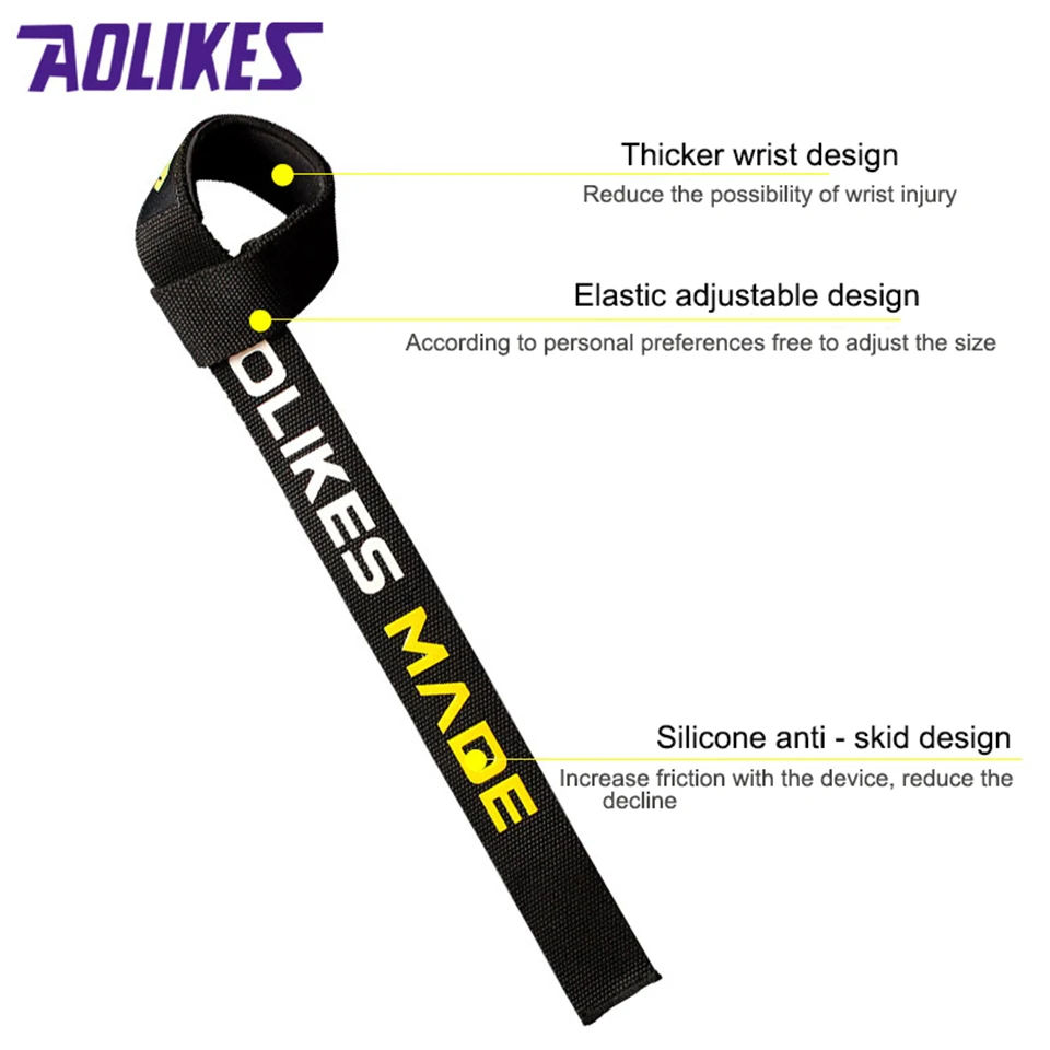 Спортивный Браслет AOLIKES 2 шт./лот для тяжелой атлетики спортивные ремешки