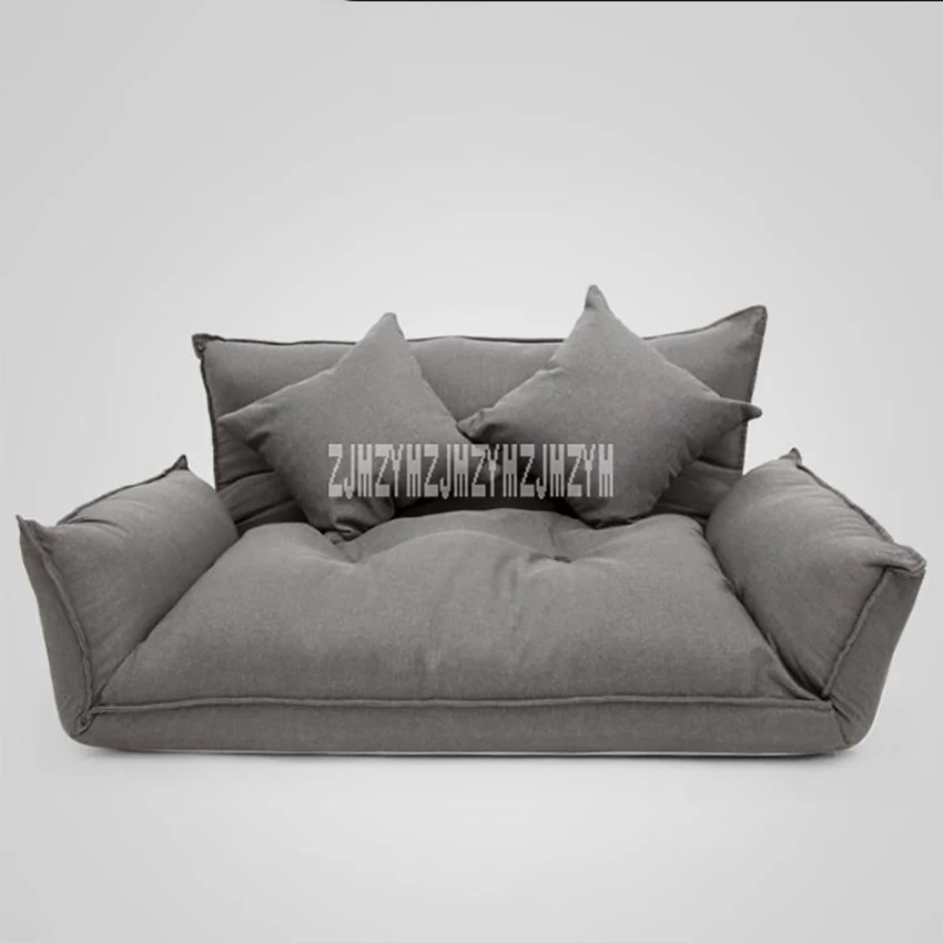 D M9921 Lazy Floor 5-Шестерни регулировки, вмещающее двоих моющиеся Гостиная диван татами шезлонг балкон лежащего складной диван-кровать - Цвет: D