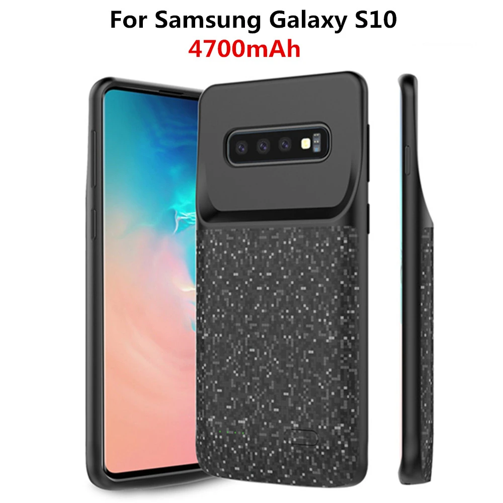 Чехол для samsung Galaxy S10, блок питания, аккумулятор, зарядное устройство, чехол 4700 мАч, внешний противоударный Аккумулятор для зарядки